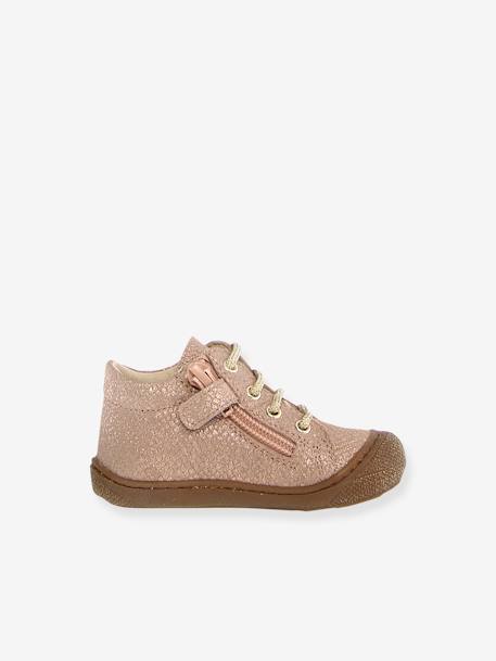 Baby Lauflernschuhe COCOON NATURINO aus weichem Leder hellrosa 2