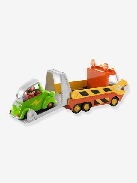 Kinder Abschleppwagen Crazy Motors Crazy Truck DJECO gelb 2