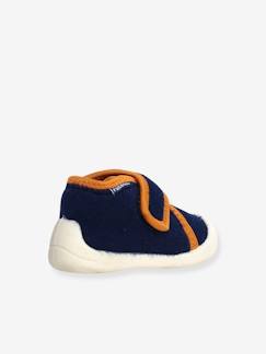 Kinderschuhe-Babyschuhe-Baby Hausschuhe PANNO NAVY FALCOTTO SNUPPY NATURINO