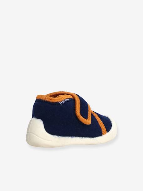 Baby Hausschuhe PANNO NAVY FALCOTTO SNUPPY NATURINO marine+violett 1