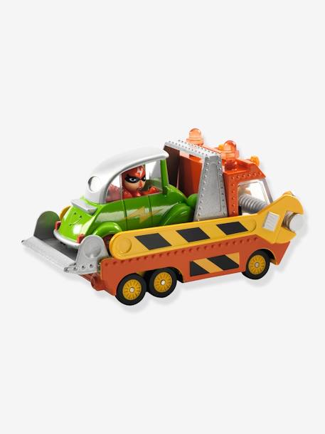 Kinder Abschleppwagen Crazy Motors Crazy Truck DJECO gelb 3