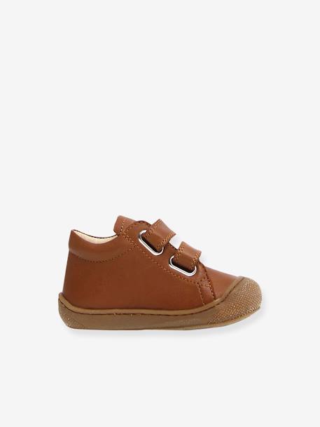 Baby Lauflernschuhe aus weichem Leder NATURINO, Klett camel 2