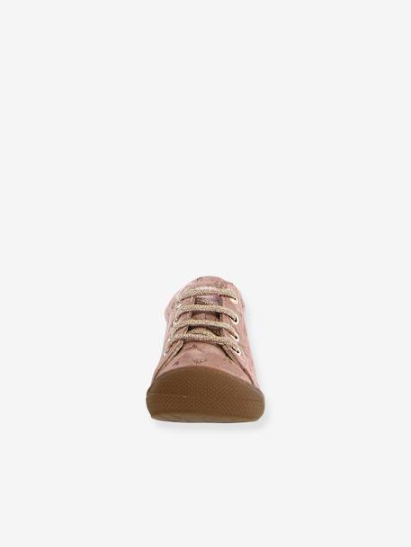 Baby Lauflernschuhe COCOON NATURINO, Veloursleder rosa 5