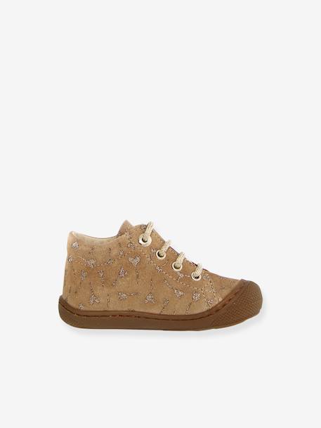 Baby Lauflernschuhe NATURINO aus weichem Leder camel 2