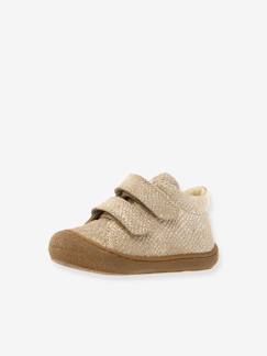 -Baby Lauflernschuhe mit Klett aus weichem Leder NATURINO