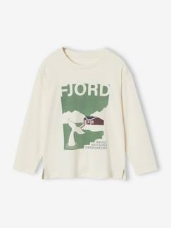 Jungen Shirt mit Fjordmotiv und Recycling-Baumwolle  [numero-image]