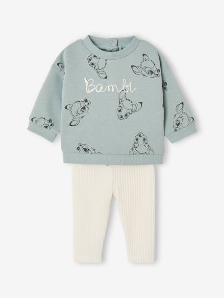 Mädchen-Set: Sweatshirt & Leggings Disney Animals graublau 1