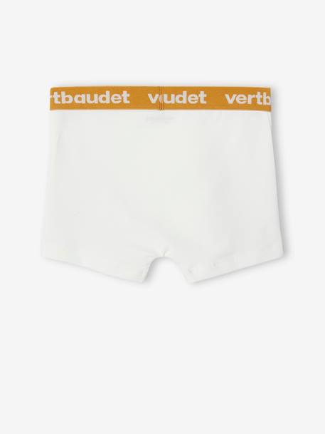 Bio-Kollektion: 5er-Pack Jungen Boxershorts aus Stretch wollweiß 7