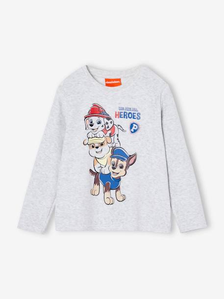 Jungen Samt-Schlafanzug PAW PATROL grau meliert 2