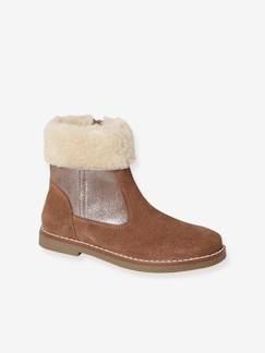 Kinderschuhe-Mädchen Warmfutter-Boots mit Reißverschluss