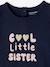 Baby Shirt COOL LITTLE SISTER BASIC Oeko-Tex marine 2