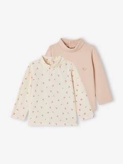 Babymode-Shirts & Rollkragenpullover-Rollkragenpullover-2er-Pack Baby Rollkragenshirts Basics Oeko-Tex