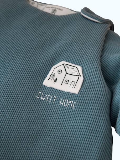 Baby Schlafsack mit langen, abnehmbaren Ärmeln HYGGE graublau 7