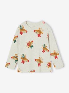 Jungenkleidung-Jungen Weihnachts-Shirt mit lustigem Print