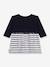 Mädchen Baby Kleid, 2-in-1-Look PETIT BATEAU marine 2