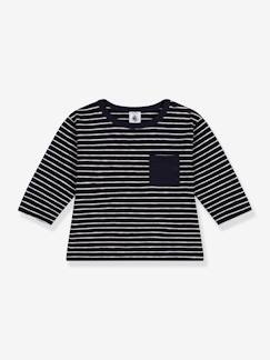 Babymode-Shirts & Rollkragenpullover-Shirts-Baby Shirt aus Jersey PETIT BATEAU