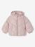 Mädchen Baby Steppjacke mit Kapuze und Recycling-Polyester pudrig rosa 1