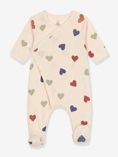 Baby Unisex-Strampler mit Herzen PETIT BATEAU  [numero-image]