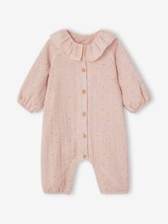 Bedruckter Baby Overall aus Musselin  [numero-image]