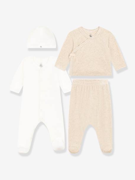 Baby Geschenk-Set zur Geburt PETIT BATEAU beige 1