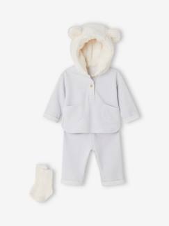 Jungen Baby-Set: Sweatshirt, Hose & Socken  [numero-image]