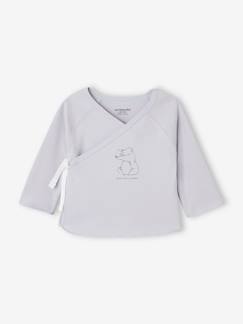 Babymode-Shirts & Rollkragenpullover-Shirts-Bio-Kollektion: Baby Wickeljacke BASIC