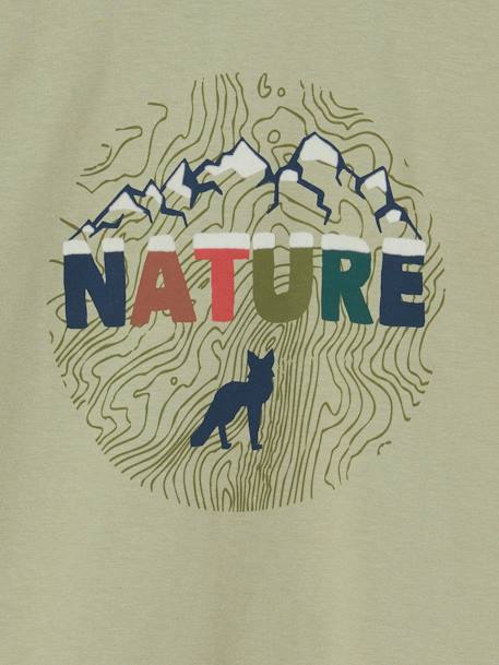 Jungen Shirt mit Natur-Print und Recycling-Baumwolle anthrazit+salbeigrün+schieferblau 6