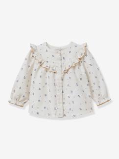 Baby Volantbluse mit Print Cassy CYRILLUS  [numero-image]