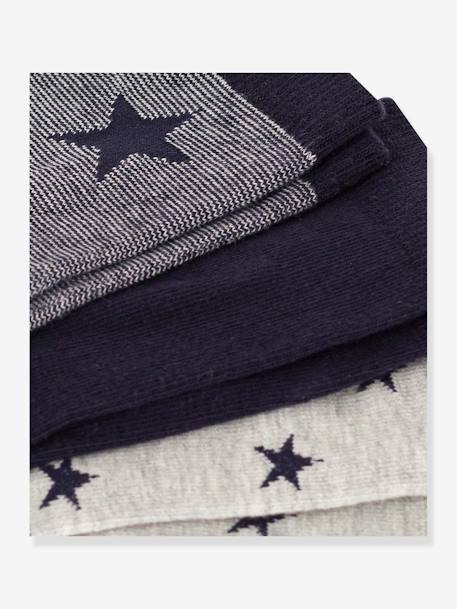 3er-Pack Jungen Socken PETIT BATEAU Oeko-Tex grau meliert 2