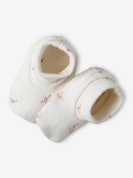 Mädchen Baby-Set: Mütze, Fäustlinge, Schühchen & Beutel, personalisierbar rosa 5