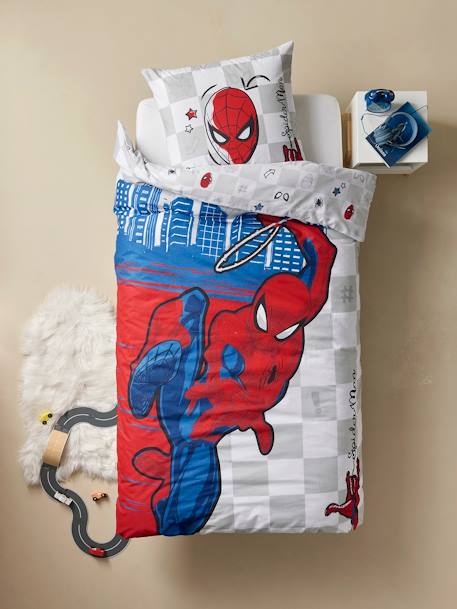 Kinder Bettwäsche-Set MARVEL SPIDERMAN mit Printmotiv rot bedruckt 1