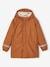 Jungen Regenjacke mit Teddyfleece-Futter karamell 1