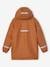 Jungen Regenjacke mit Teddyfleece-Futter karamell 3