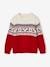 Kinder Weihnachtspullover mit Jacquardmuster Capsule FAMILY Oeko-Tex marine+rot 5