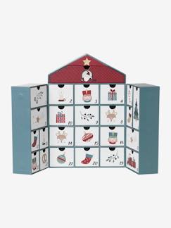 Dekoration & Bettwäsche-Dekoration-Wohnaccessoires-Kinder Haus-Adventskalender aus Pappe