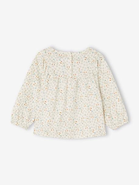 Baby Shirt vanille+wollweiß 4