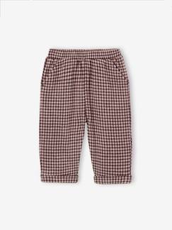 -Baby Flanellhose mit Karomuster