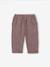 Baby Flanellhose mit Karomuster braun kariert 1