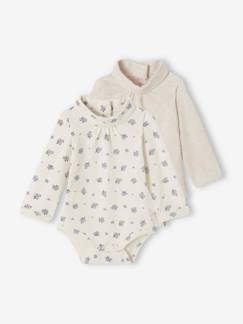 Babymode-Shirts & Rollkragenpullover-Shirts-2er-Pack Baby Bodys, Langarm Oeko-Tex