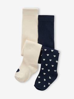 Babymode-Socken & Strumpfhosen-2er-Pack Mädchen Baby Strumpfhosen mit Herzen Oeko-Tex