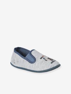 Kinderschuhe-Jungenschuhe-Hausschuhe-Jungen Stoff-Hausschuhe mit Gummizug