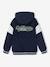 Jungen Bomberjacke mit abnehmbarer Kapuze und Recycling-Polyester marine 6