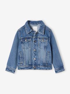 -Jungen Jeansjacke mit Steppnähten