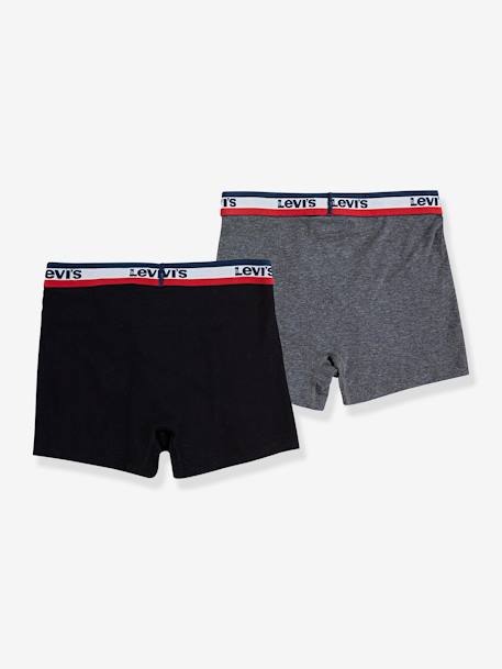 2er-Pack Jungen Boxershorts Sportswear Logo Levi's schwarz 2