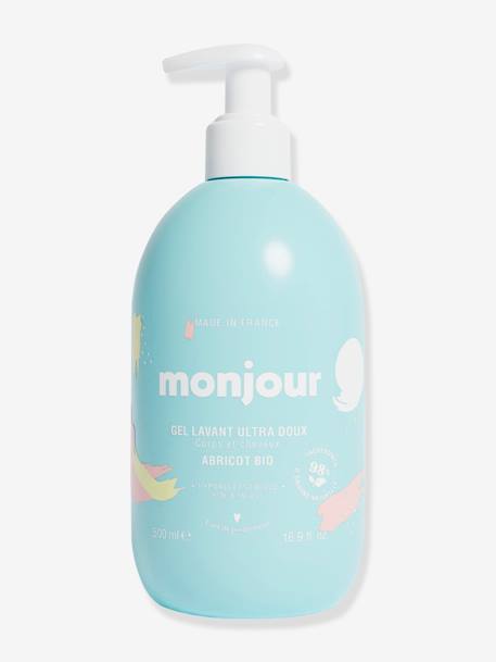 Ultra-mildes Waschgel für Körper und Haare 500 ml MONJOUR blau 2