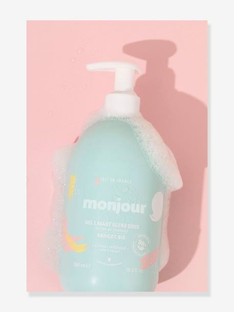 Ultra-mildes Waschgel für Körper und Haare 500 ml MONJOUR blau 3