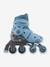 Mitwachsende Kinder 2-in-1-Inlineskates LEARNING GLOBBER blau+rosa 2