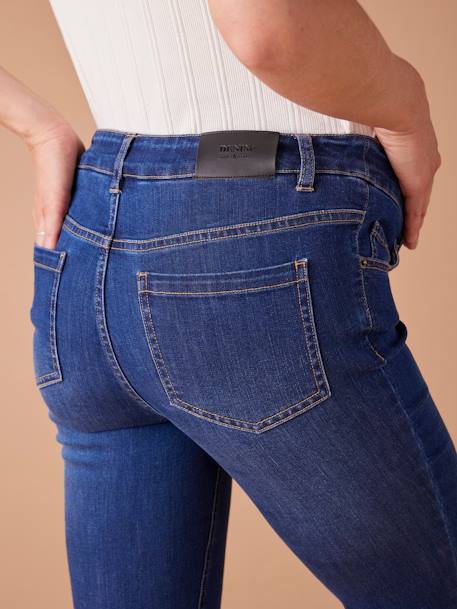 Skinny-Umstandsjeans, Seamless-Bund WATERLESS ENVIE DE FRAISE, Bundweite verstellbar dark blue+schwarz 4