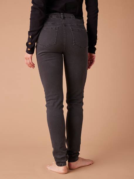 Skinny-Umstandsjeans, Seamless-Bund WATERLESS ENVIE DE FRAISE, Bundweite verstellbar dark blue+schwarz 8