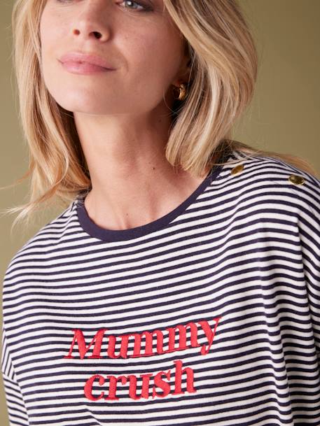 Bio-Kollektion: Still-Shirt Mummy Crush ENVIE DE FRAISE marine 4